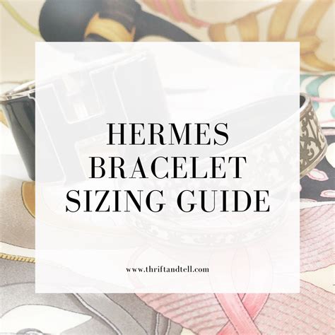 hermes bracelet diameter|Hermes bangle size chart.